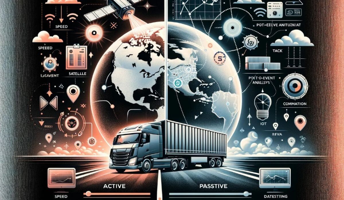 Qué es el rastreo de camiones activo y pasivo
